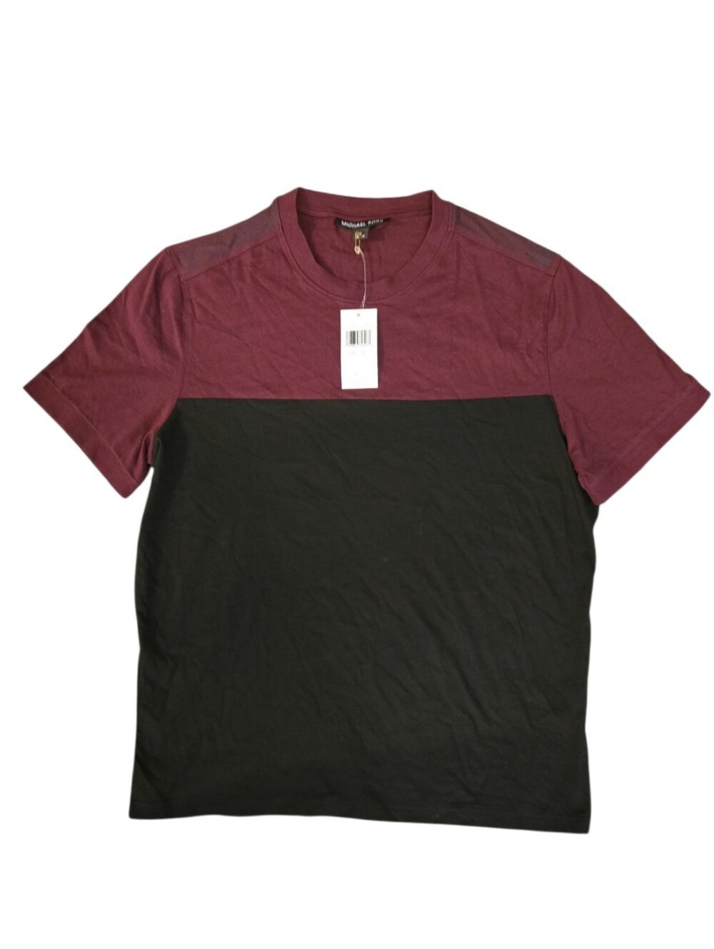 MICHAEL KORS 100% COTTON COLOR BLOCK SHIRT SZ.M
